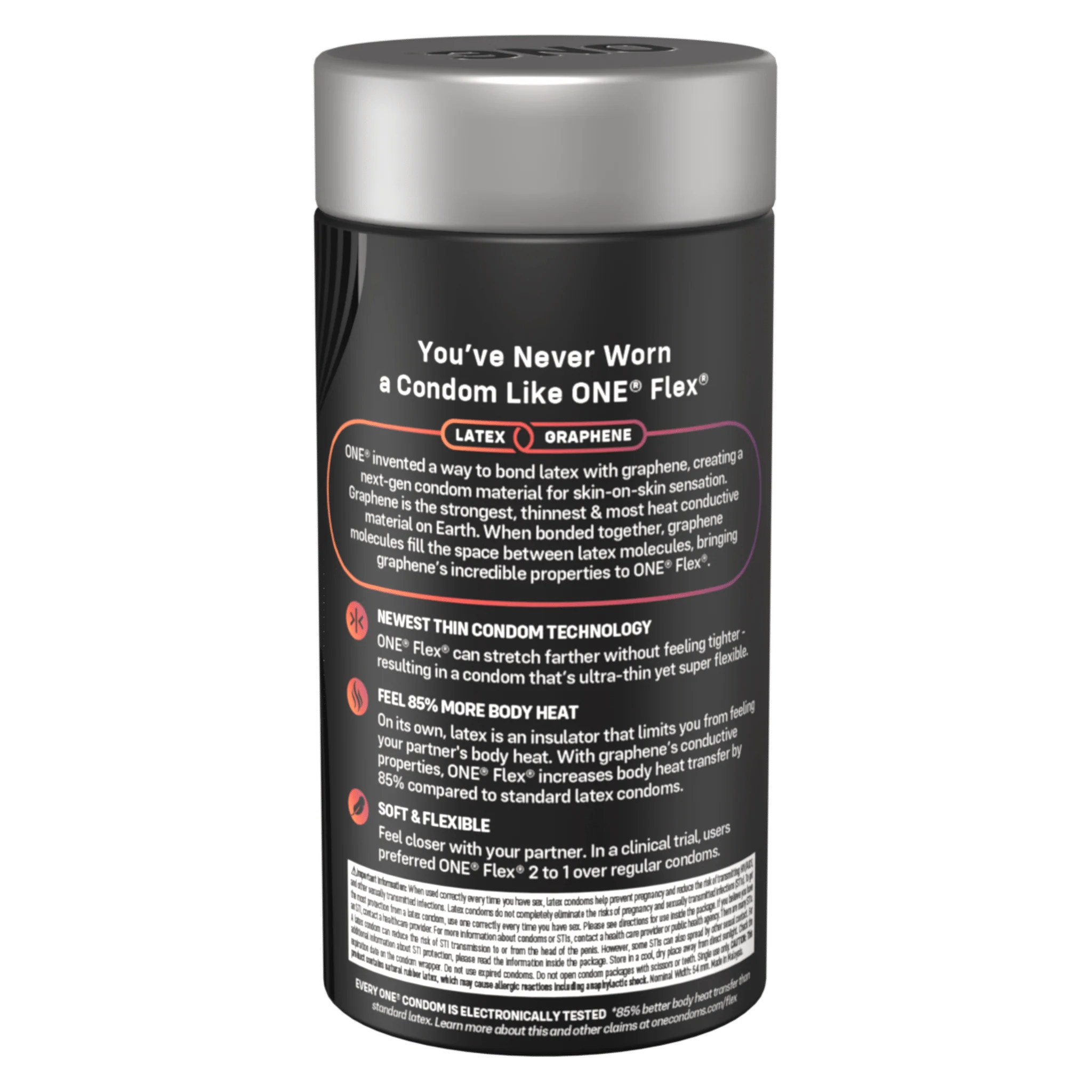 ONE® Flex® Graphene Condoms - Image 3